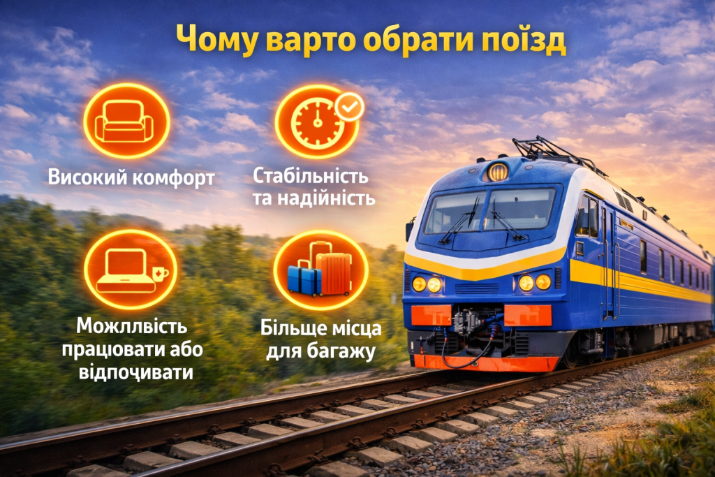 Почему стоит выбрать поезд
