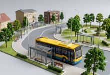 Автобус №10 Хмельницький: зупинки в мікрорайоні Виставка