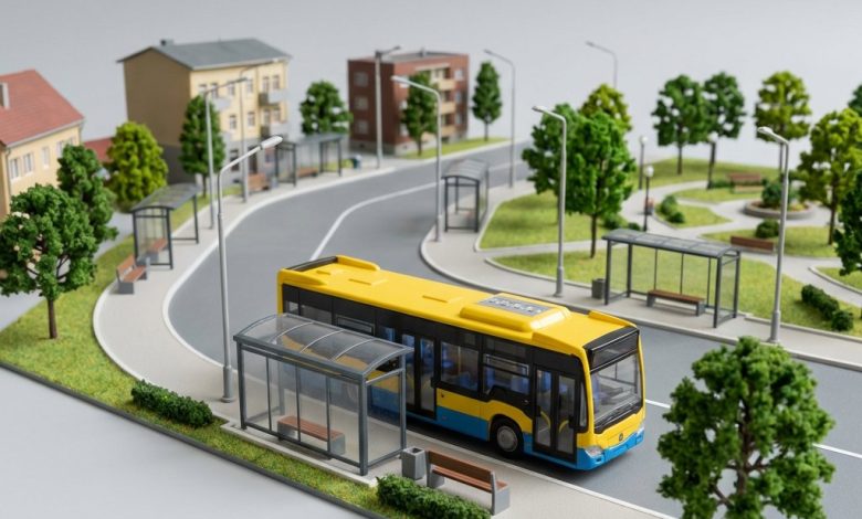 Автобус №10 Хмельницький: зупинки в мікрорайоні Виставка