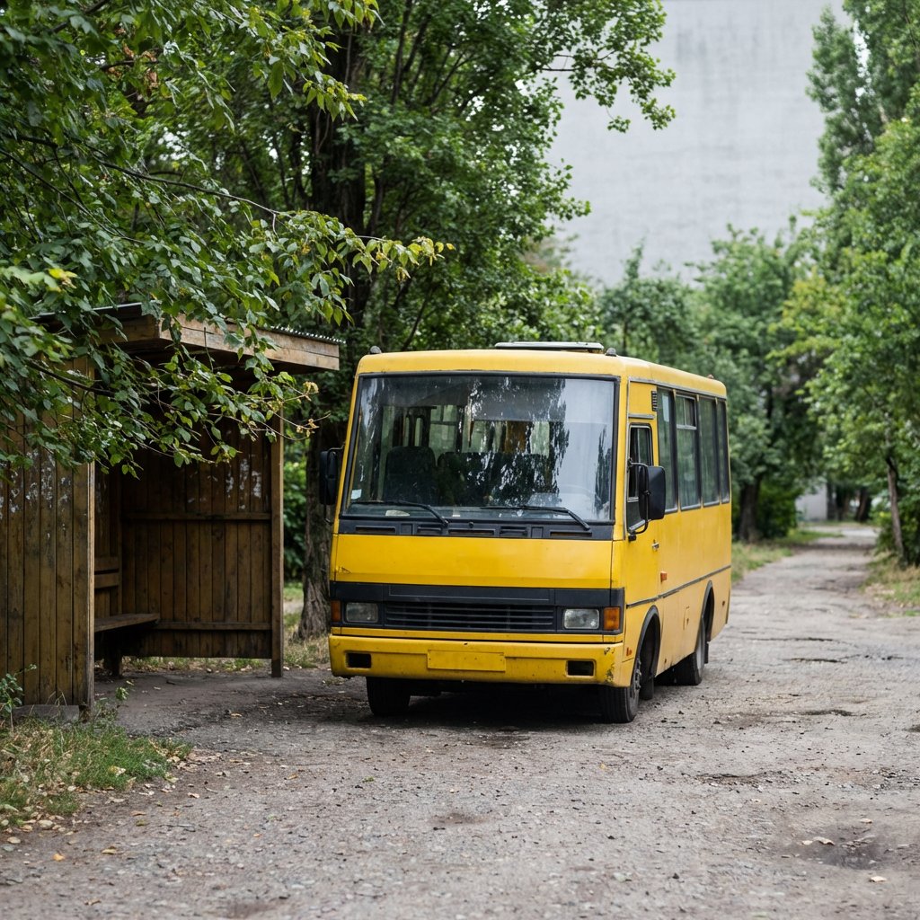 Маршрутка №215 Хмельницкий: остановки на Трассе здоровья и Дубово