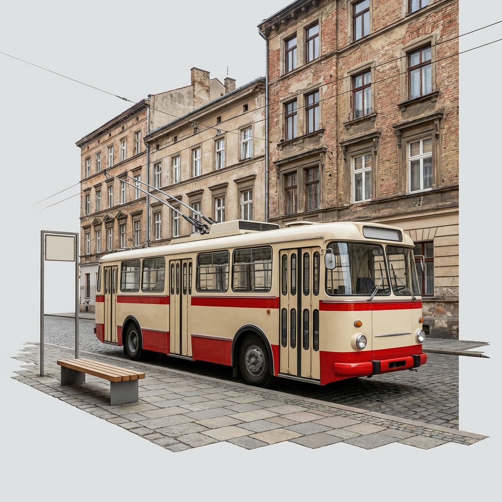 Троллейбус №4 Хмельницкий: остановки в центре и на Проскуровской