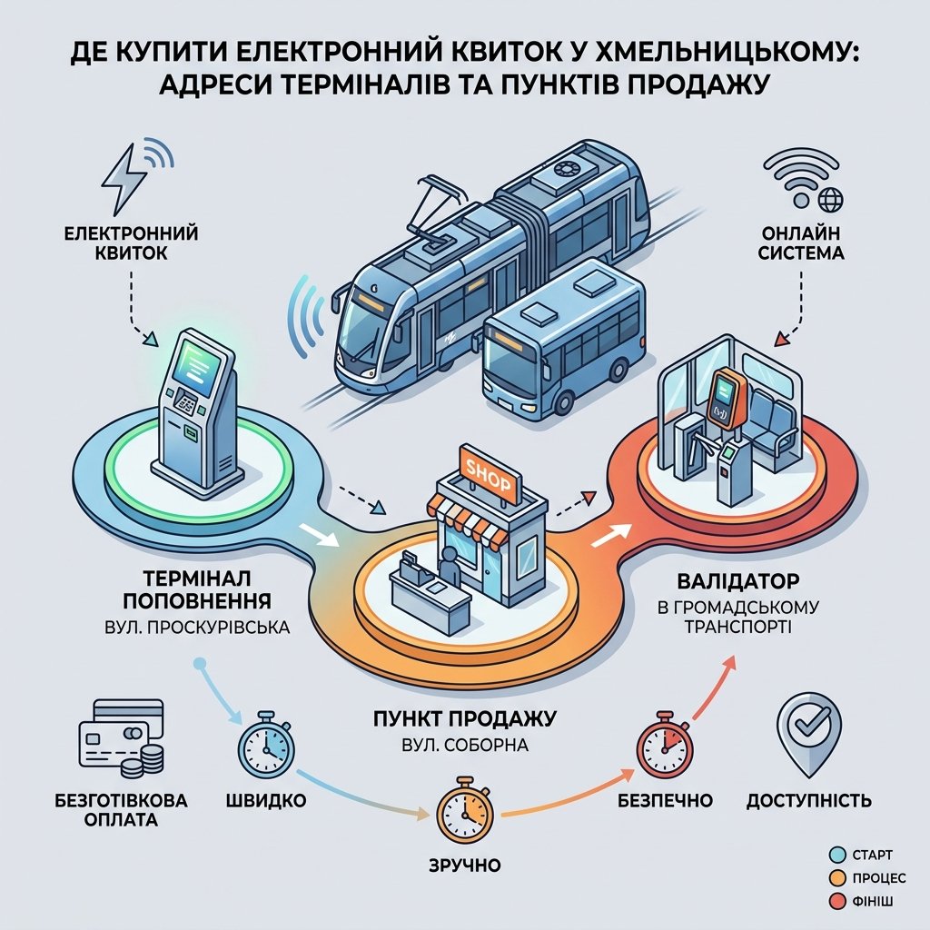 Де купити електронний квиток у Хмельницькому: адреси терміналів та пунктів продажу