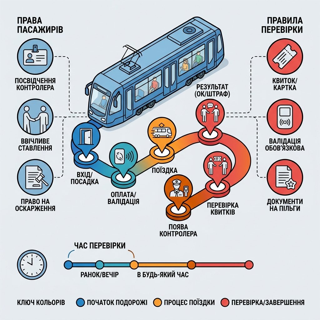 Контролери у транспорті Хмельницького: права пасажирів та правила перевірки квитків