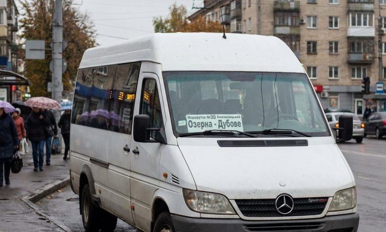 Маршрутка №30 Хмельницький: повний маршрут від Озерної до Дубового