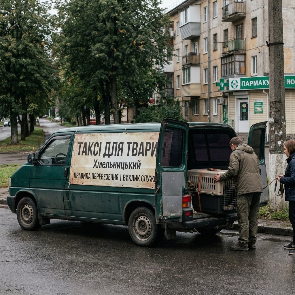 Таксі для тварин у Хмельницькому: правила перевезення та які служби викликати