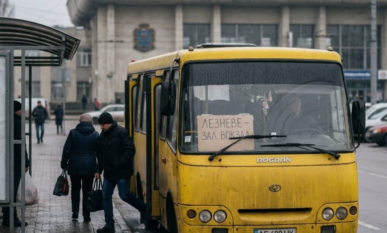 Як дістатися маршруткою до залізничного вокзалу Хмельницького з Лезневого