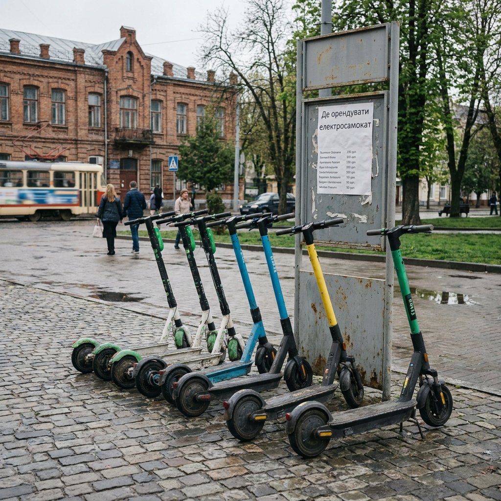Де орендувати електросамокат у Хмельницькому: огляд додатків шерингу та тарифи