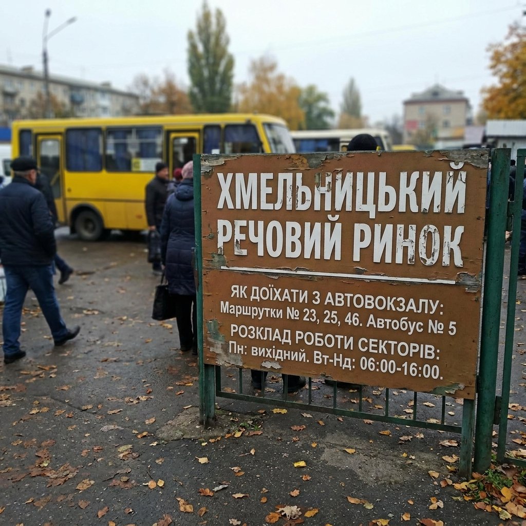 Хмельницький речовий ринок: як доїхати з автовокзалу та розклад роботи секторів
