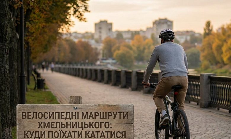 Велосипедні маршрути Хмельницького: куди поїхати кататися на вихідних у місті