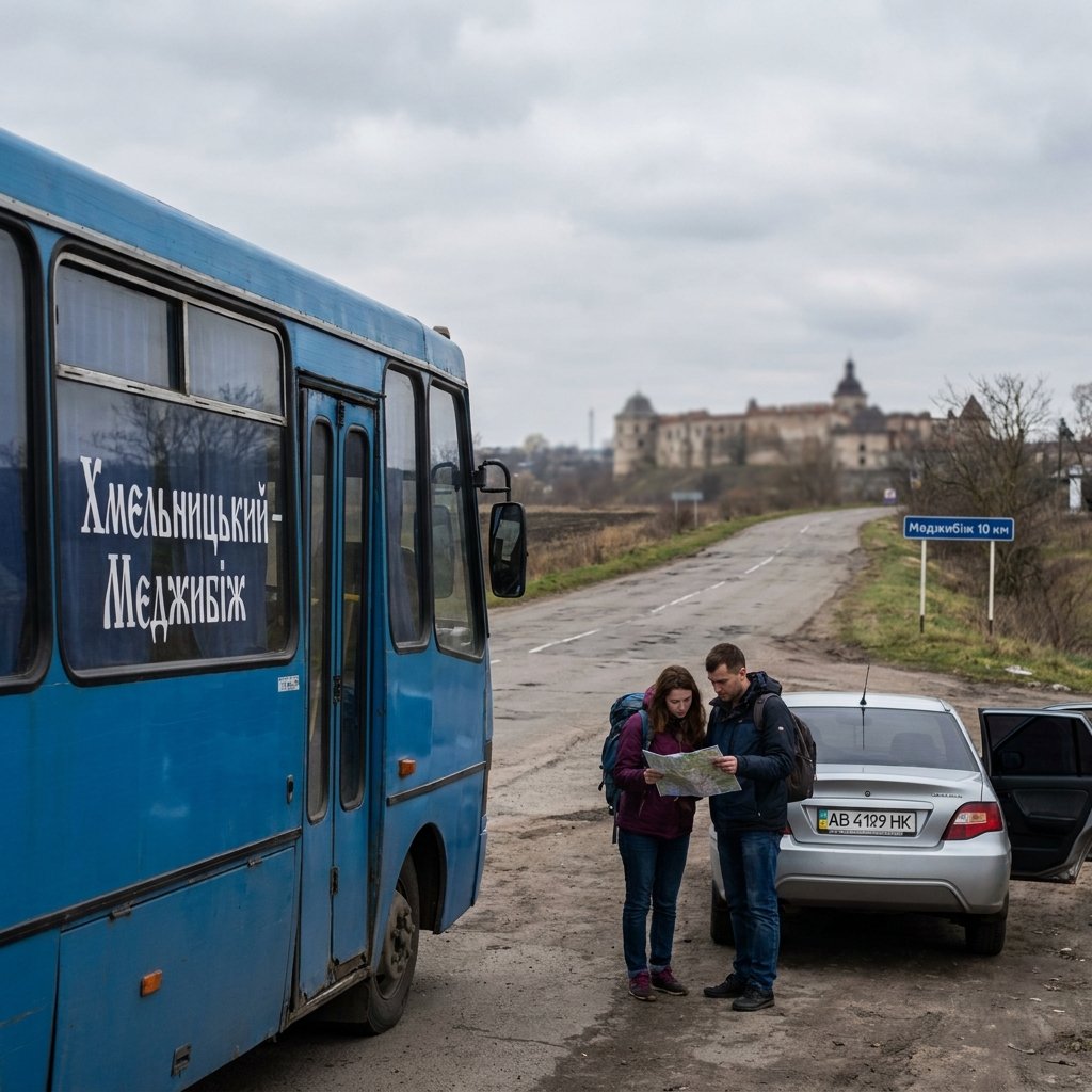 Як доїхати до Меджибізького замку з Хмельницького: варіанти автобусом та автомобілем