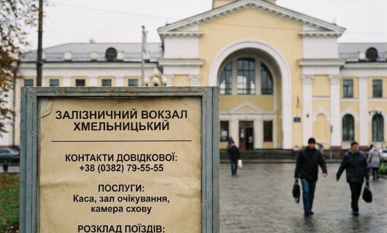 Залізничний вокзал Хмельницький: контакти довідкової, послуги та розклад поїздів