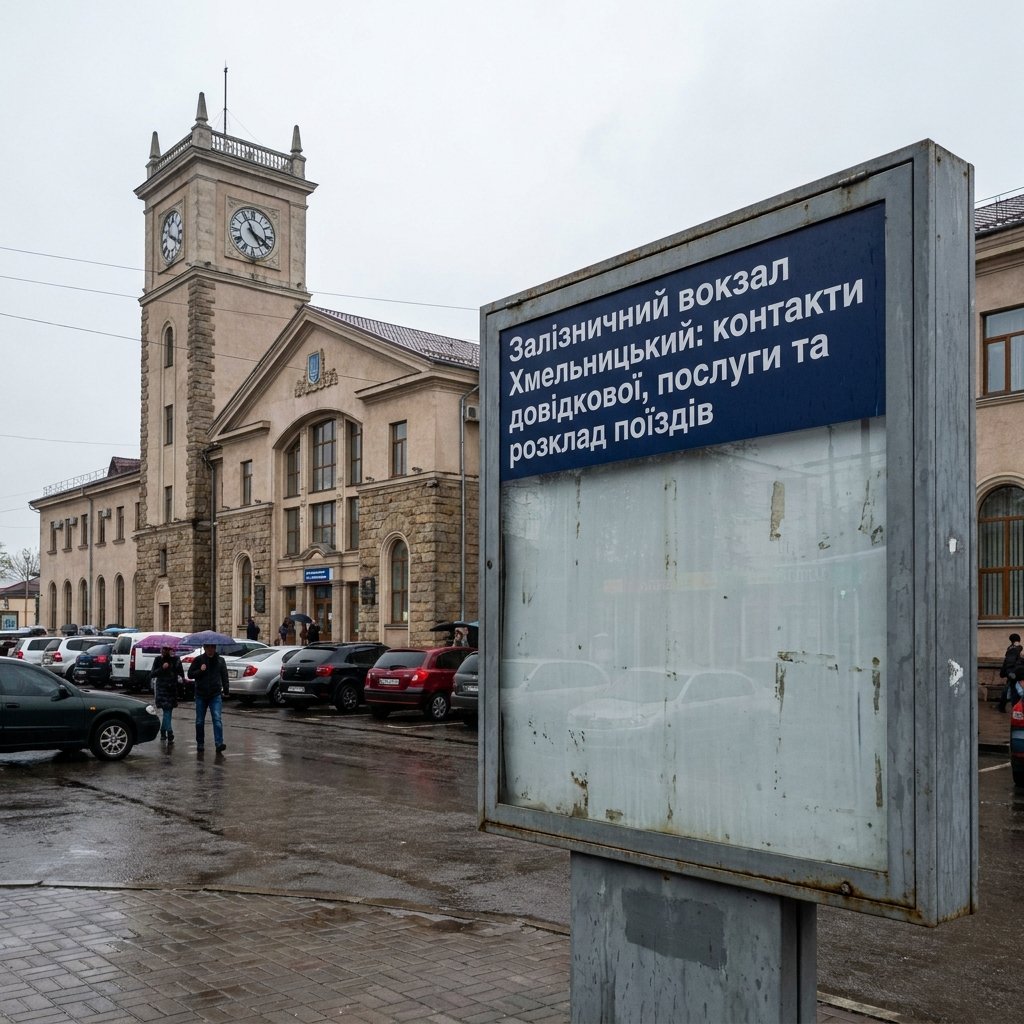 Залізничний вокзал Хмельницький: контакти довідкової, послуги та розклад поїздів